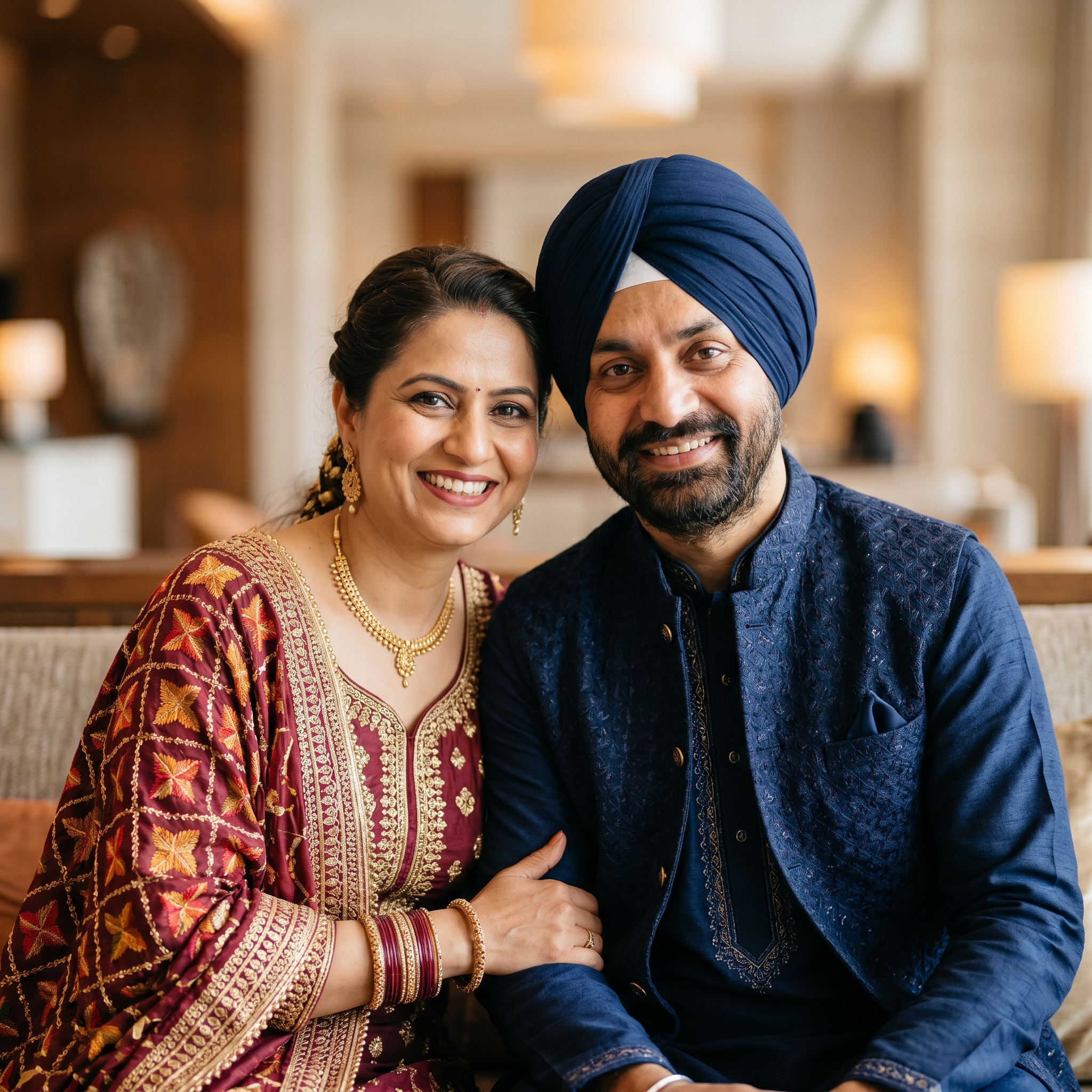 Simran and Harpreet Singh